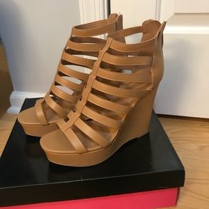 Tan wedges
